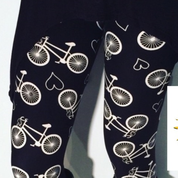 NEW Womens Bike Capri Leggings OS & TC - Picture 3 of 6